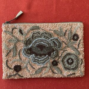 Beaded & Sequined Jewelry/ Cosmetic Pouch